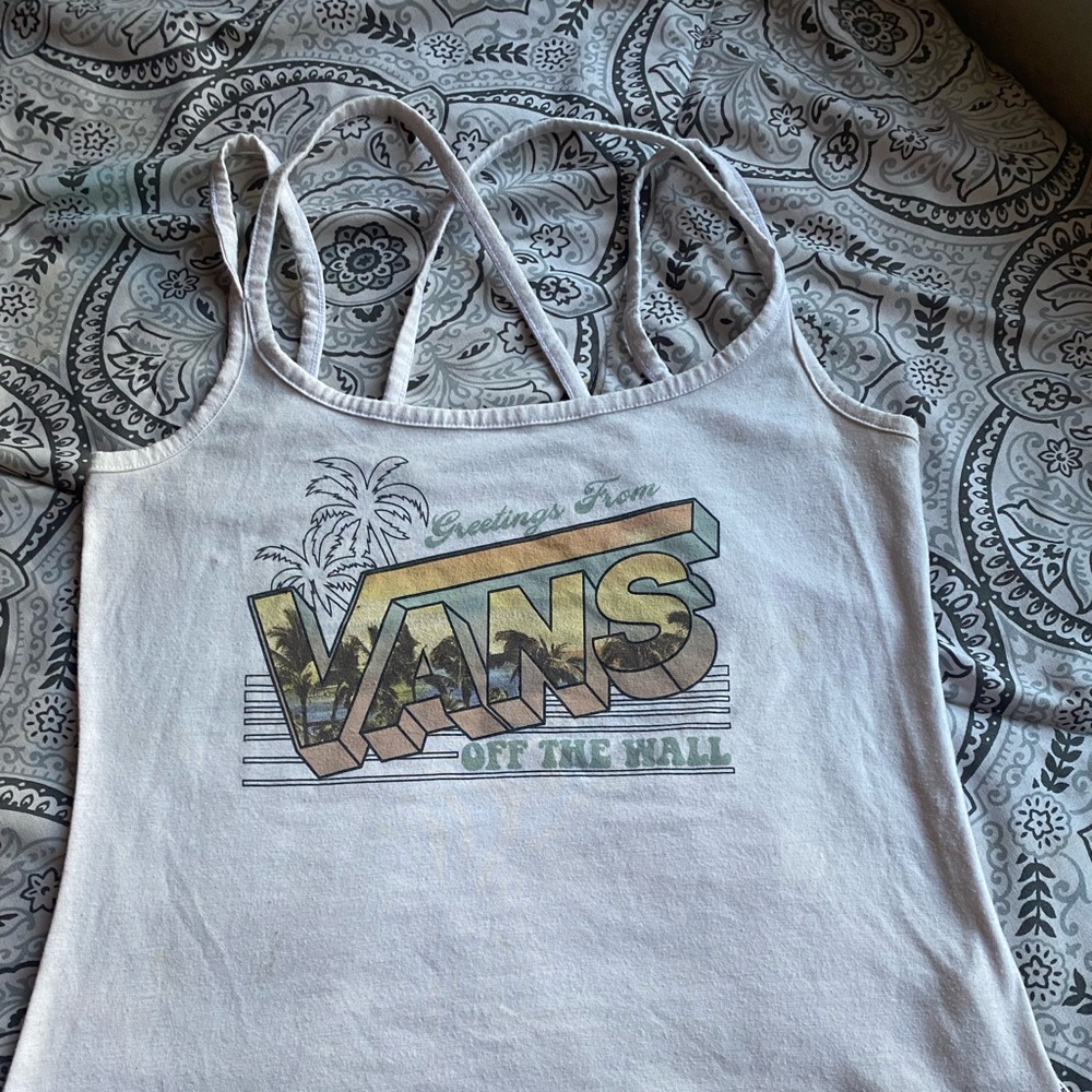 Womens Vans Crisscross tank